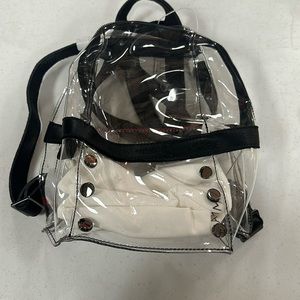 Clear backpack style Hammitt purse